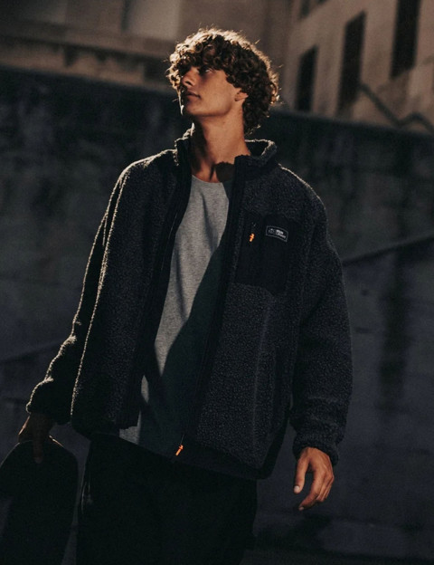 WATTS Veste Sherpa Homme XPARK Noir - 5