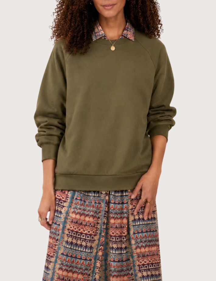 Minuit12 T-Shirt Femme Amphi Kaki