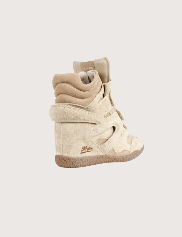 MRP Melrose Place Baskets Montantes Velcro Chamonix Vanille - 5