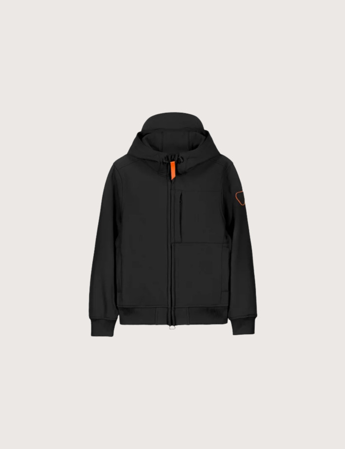 GERTRUDE Veste Enfant Softshell Little Rune Noir