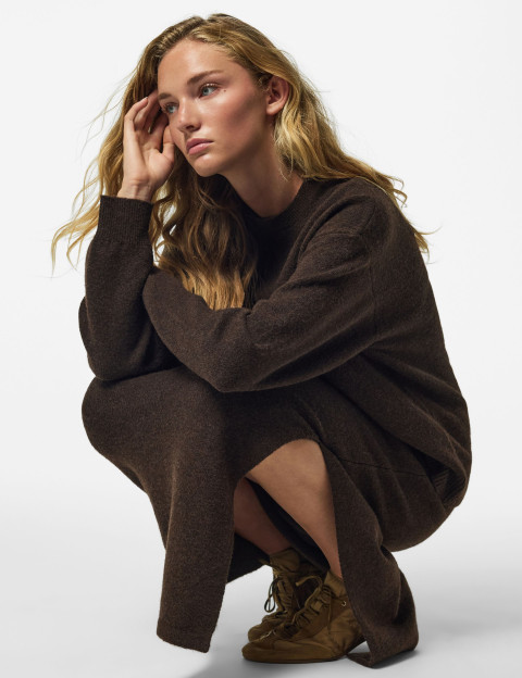 PIECES Pull Femme Sally Marron - 10