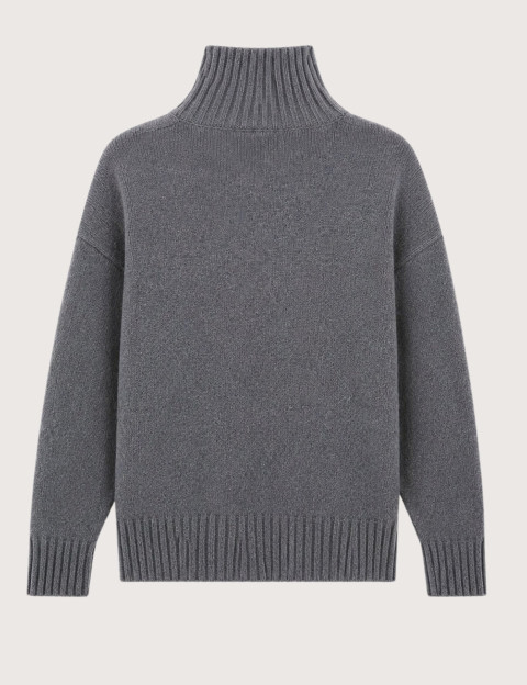 Eleven Paris Col Roulé Mixte Temile Anthracite - 2