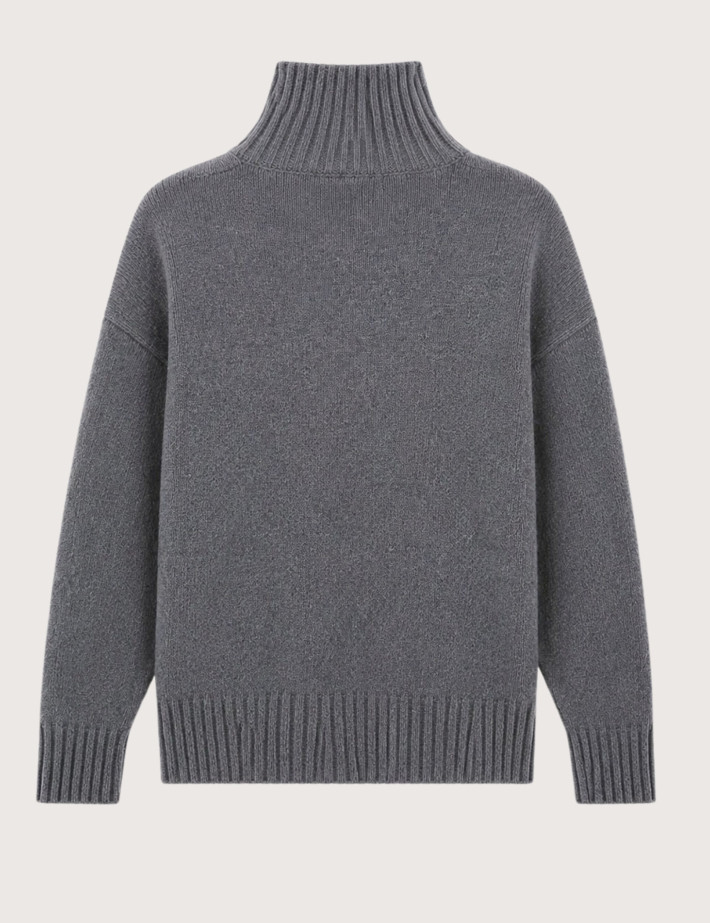 Eleven Paris Col Roulé Mixte Temile Anthracite - 2