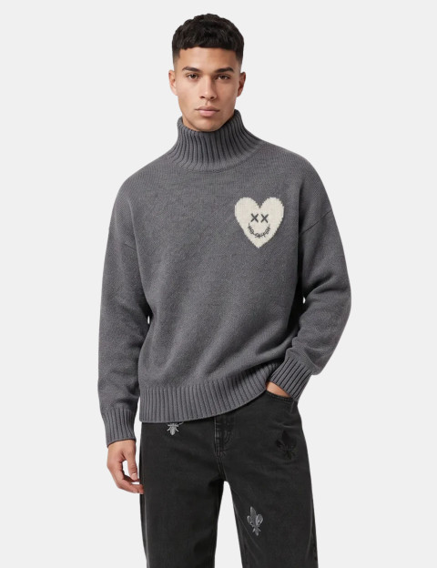 Eleven Paris Col Roulé Mixte Temile Anthracite - 5