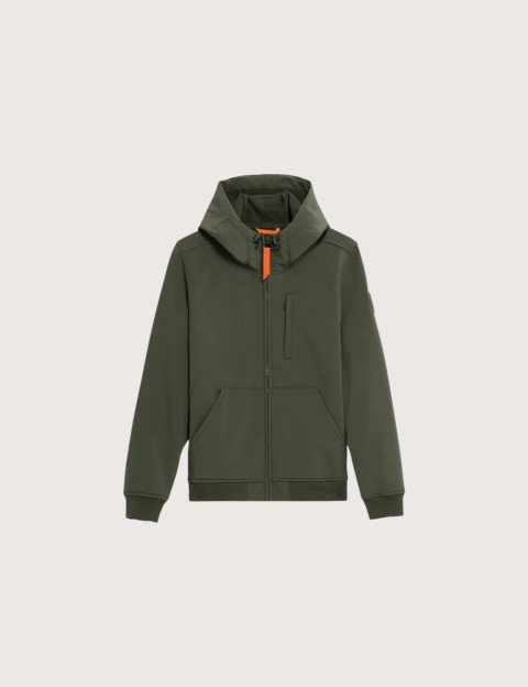 GERTRUDE Veste Enfant Softshell Little Rune Kaki