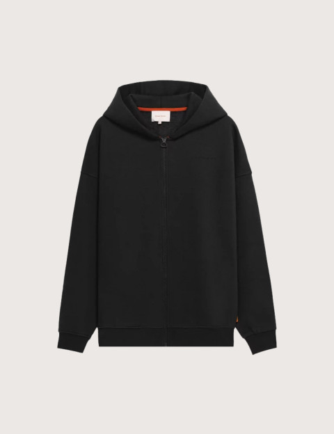 GERTRUDE Sweat Zipper Homme Print au Dos Titus Dots Noir