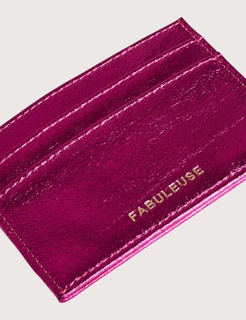 PIECES Porte Carte Else Fuschia - 4