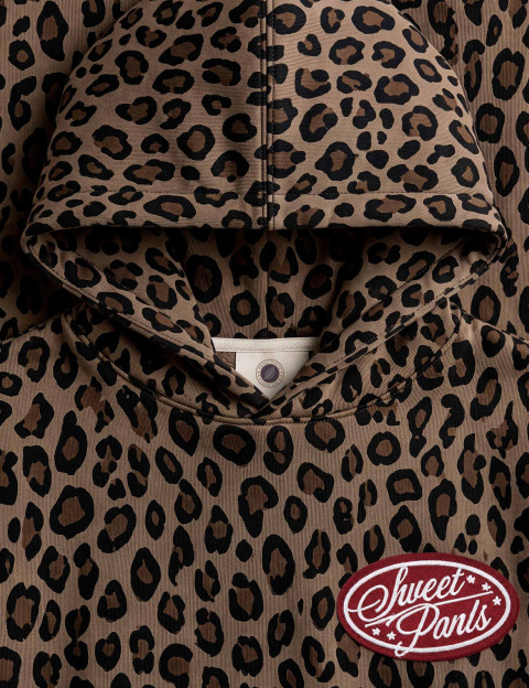 SWEET PANTS Sweat Capuche Unisex Beverly Hood Léopard - 3