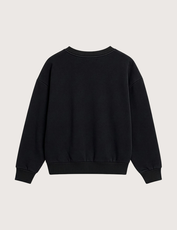 SWEET PANTS Sweat Col Rond Unisex Iconic Crew Noir - 2