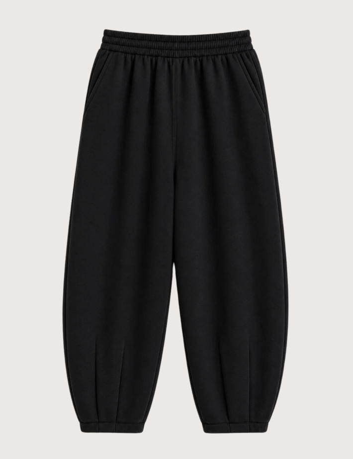 Jogging Coupe Ballon Unisex Noir - Sweet Pants