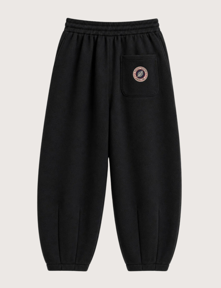 Jogging Coupe Ballon Unisex Noir - Sweet Pants