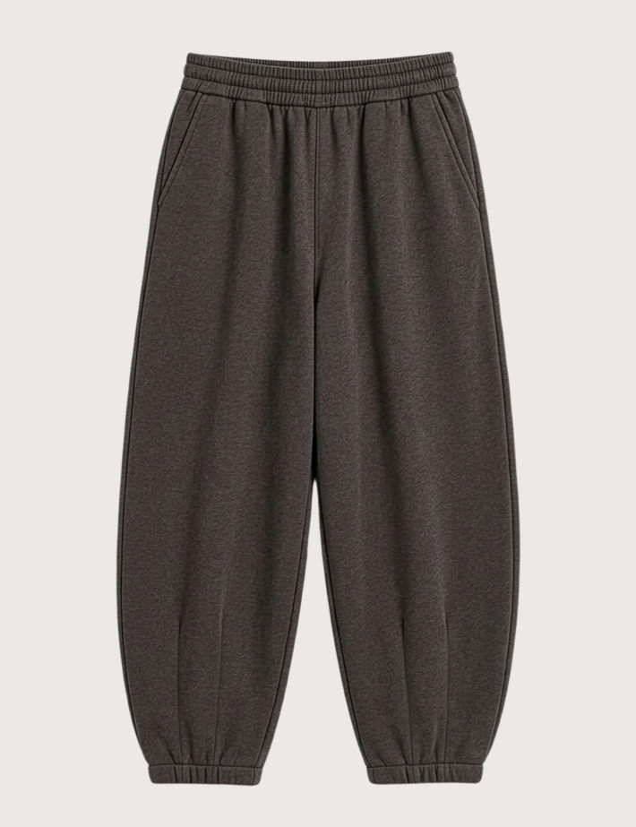 Jogging Coupe Ballon Unisex Marron - Sweet Pants