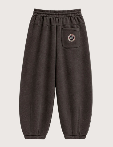 SWEET PANTS Jogging Coupe Ballon Unisexe Marron - 2