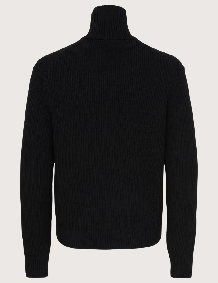 Only & Sons Zipper Col Camionneur Stay Noir - 2