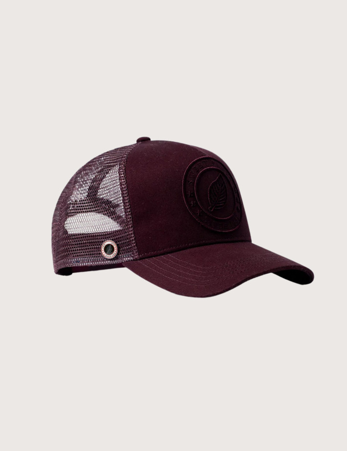 SWEET PANTS Casquette Trucker Unie Brod 3D Bordeaux - 3