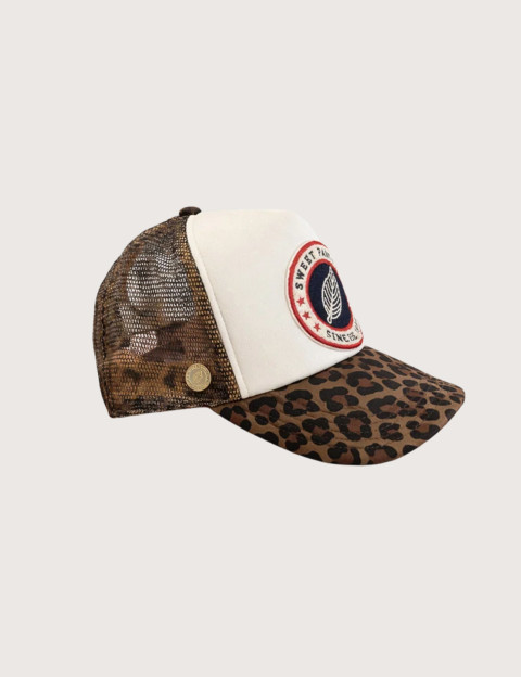 SWEET PANTS Casquette Bouclette Logo Gym Cap Léopard - 3