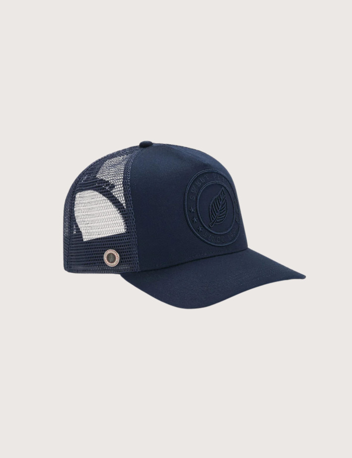 SWEET PANTS Casquette Trucker Unie Brod 3D Marine - 3