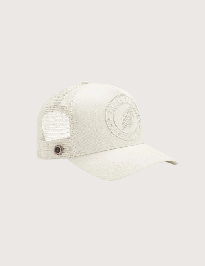 SWEET PANTS Casquette Trucker Unie Brod 3D Blanc - 3