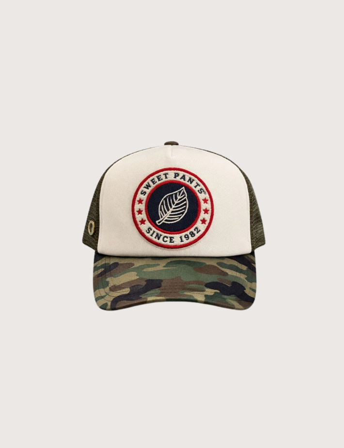 SWEET PANTS Casquette Bouclette Logo Gym Cap Camo