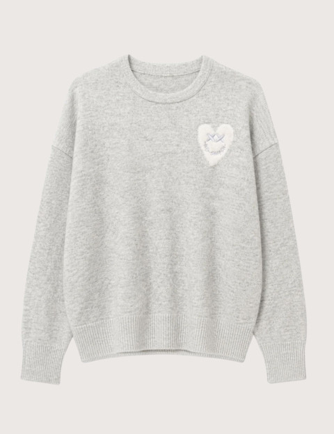 Eleven Paris Pull Mixte Tokyo Gris Chiné