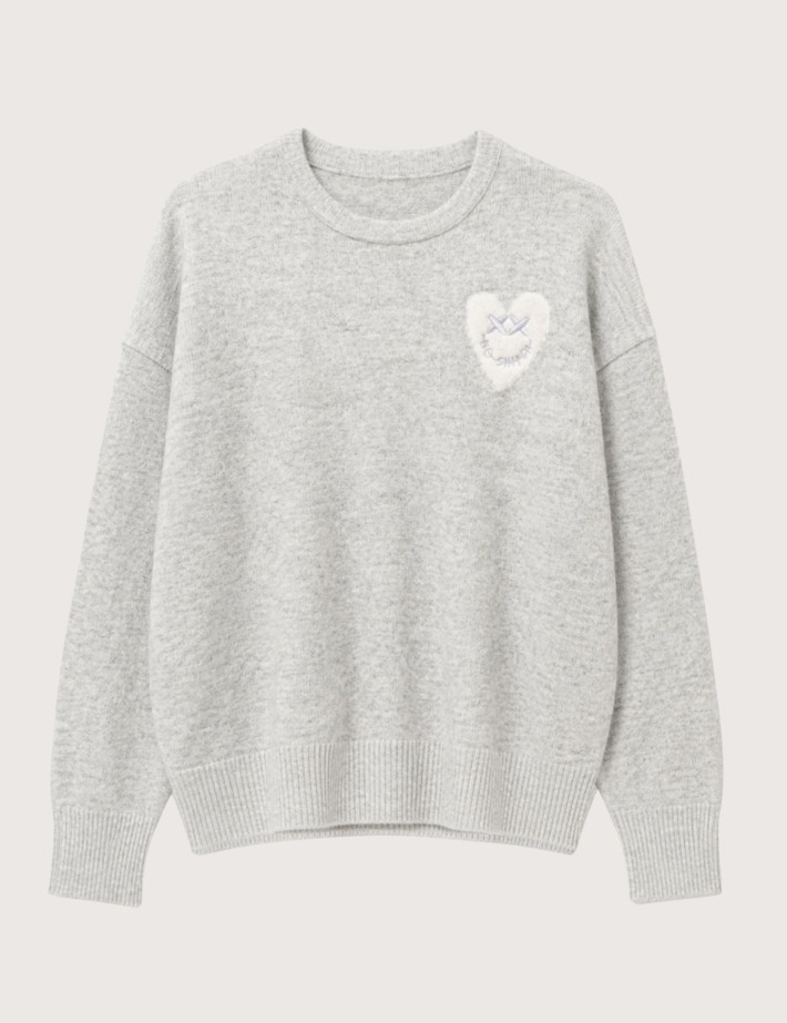 Eleven Paris Pull Mixte Tokyo Gris Chiné