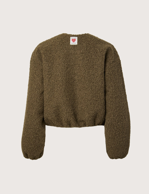 PIECES Bomber Ballon Femme Alison Taupe - 2
