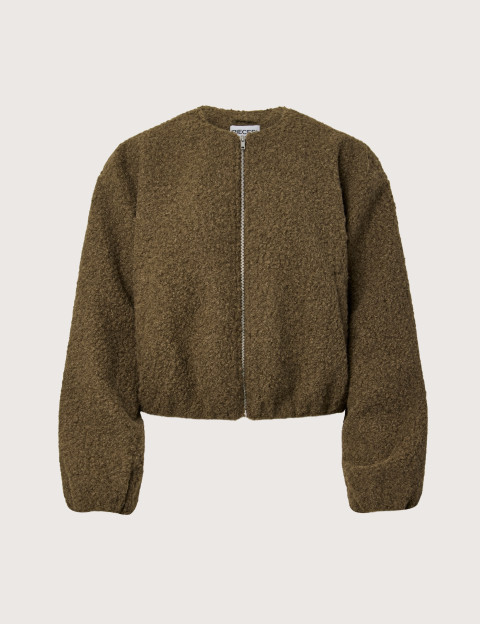PIECES Bomber Ballon Femme Alison Taupe
