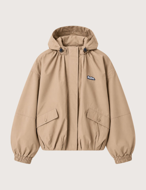 Flotte Veste Bombers Unisexe Garance Beige