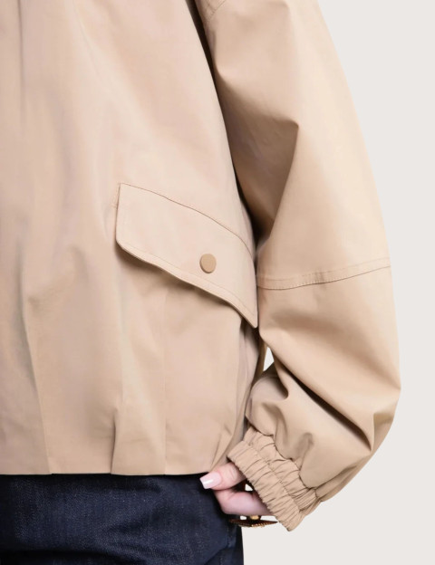 Flotte Veste Bombers Unisexe Garance Beige - 3