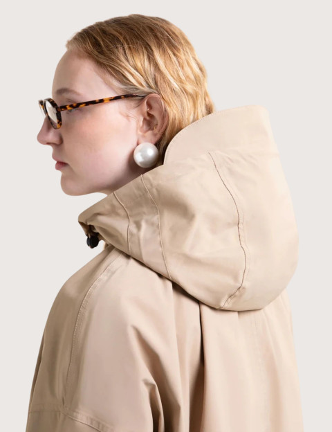 Flotte Veste Bombers Unisexe Garance Beige - 4