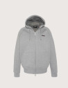 Sweat Homme à Zip Triplux Logo Gris - Schott