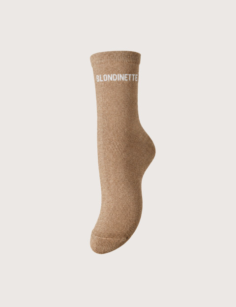 PIECES Chaussettes Longues Glitter Sebby Blondinette