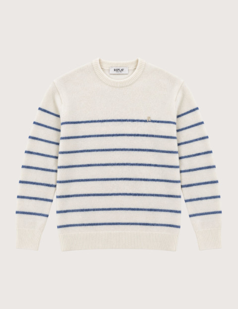 REPLAY Marinière en Maille Homme C07L