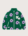 Natif Veste Homme Sherpa Flowers Vert