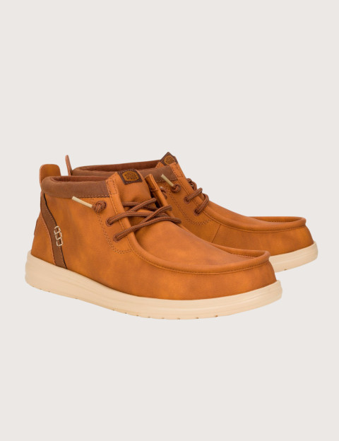 Hey Dude Chaussures Homme Montantes Wally Mid GripR Classic Camel