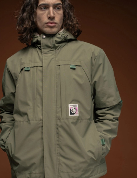 Jonsen Island Parka Homme Jad Kaki - 4