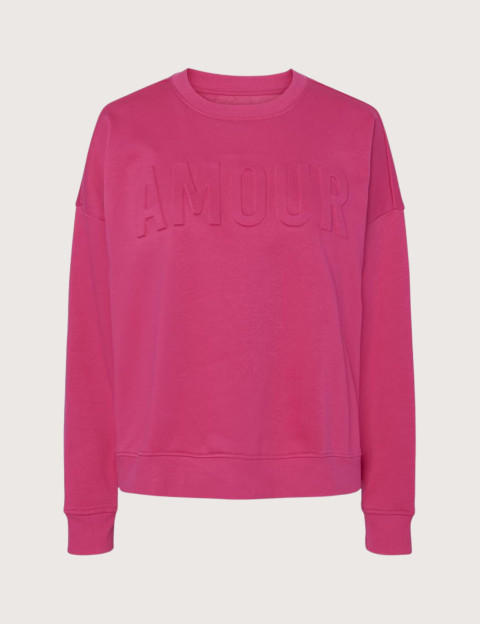 PIECES Sweat Femme Tulip Fuschia Amour