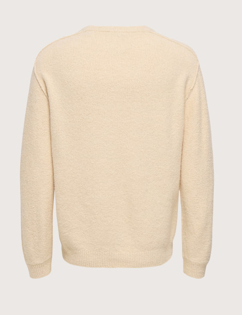 Only & Sons Pull Homme James Beige - 2