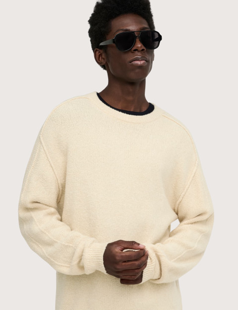 Only & Sons Pull Homme James Beige - 4