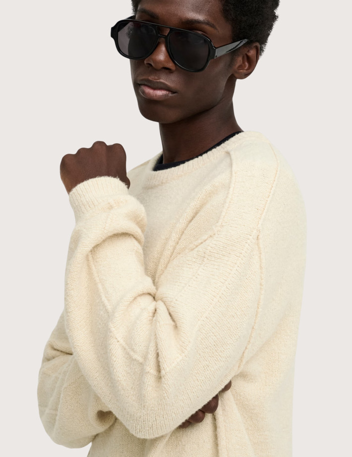 Only & Sons Pull Homme James Beige - 5