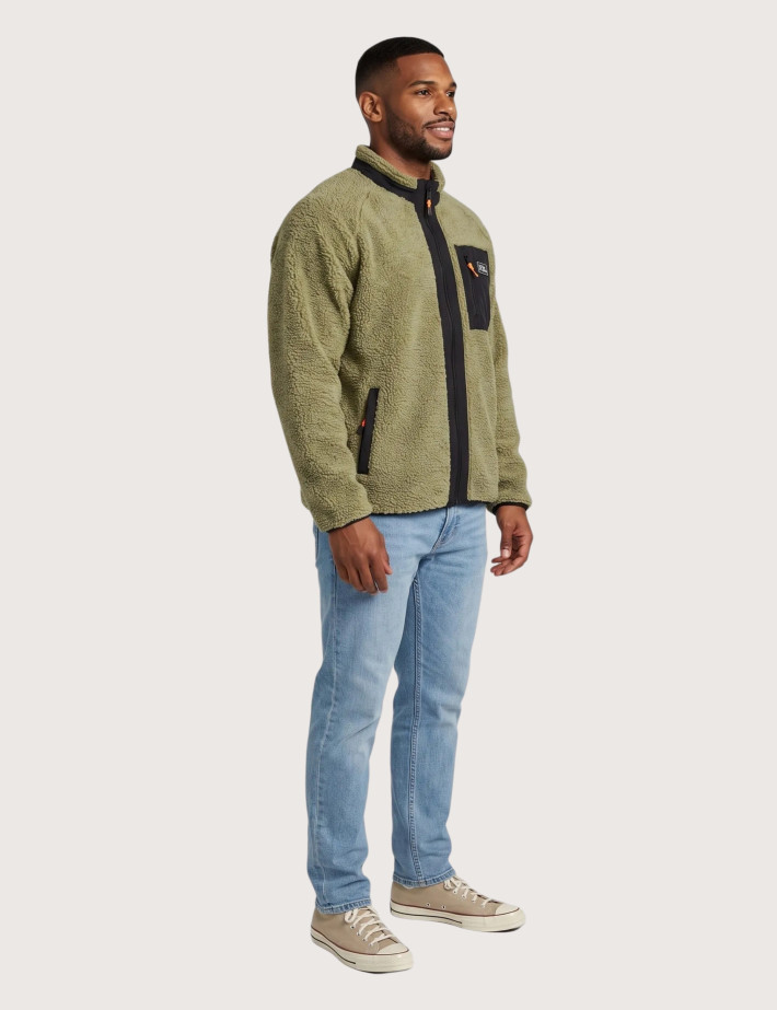 WATTS Veste Sherpa Homme XPARK Kaki - 2