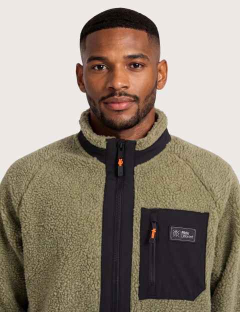 WATTS Veste Sherpa Homme XPARK Kaki - 4