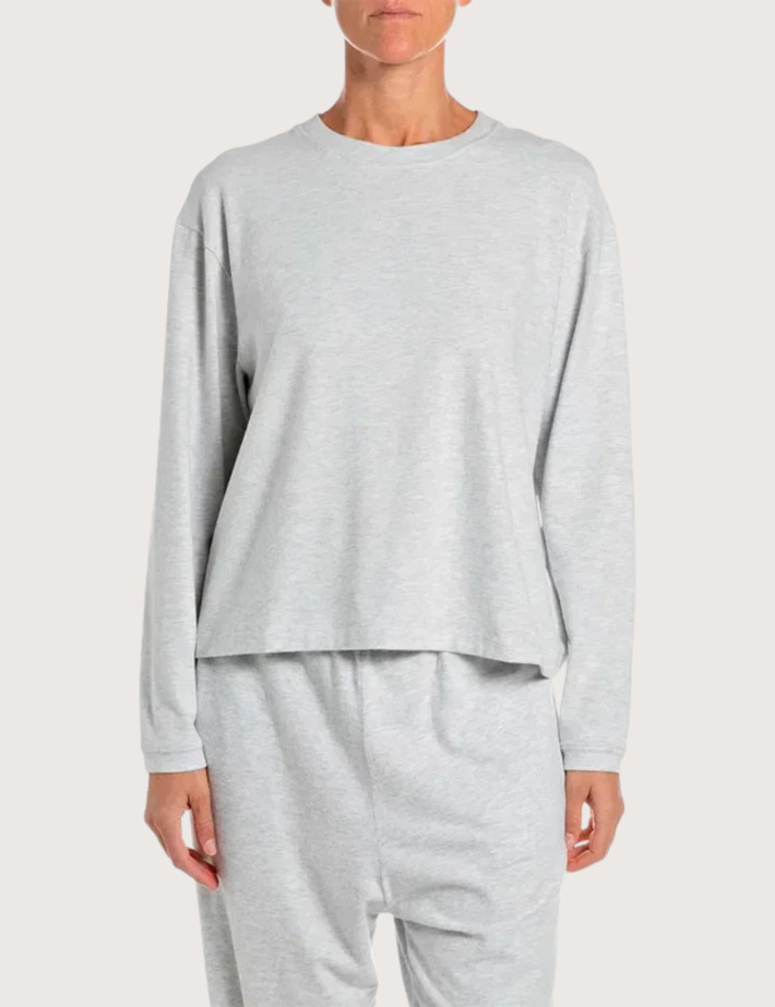 REPLAY T-Shirt Femme Manches Longues Blanc C011