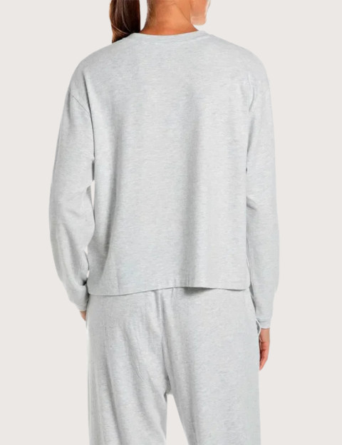 REPLAY T-Shirt Femme Manches Longues Blanc C011 - 2