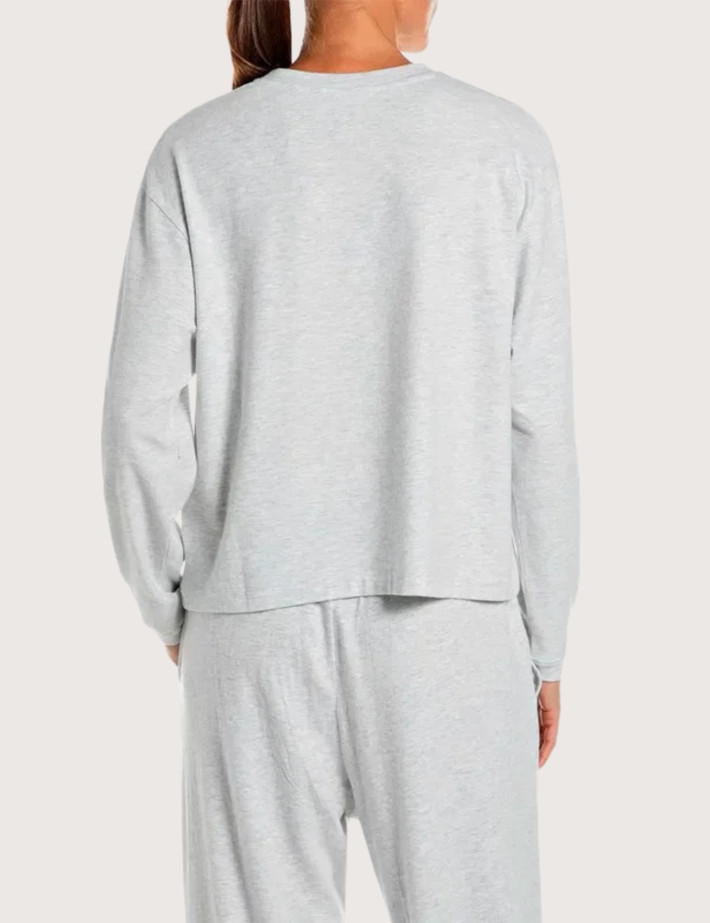 REPLAY T-Shirt Femme Manches Longues Blanc C011 - 2