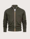 KRONSTADT Zipper en Maille Homme Erik Kaki - 6