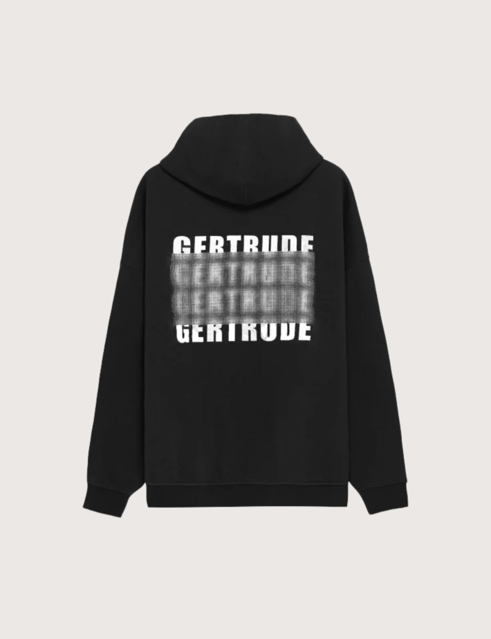 GERTRUDE Sweat à Capuche Mixte Antoine Dots Print au Dos Noir - 2