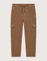 HBT HERITAGE VELOURS FINE COTE | NEWTON Pantalon Cargo Homme Marron