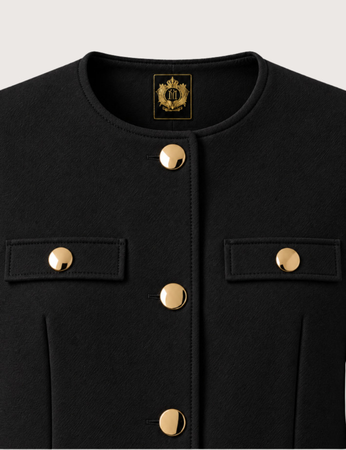 HBT TAYLOR CHIC 3W | DREW Veste Courte Femme Noir - 3