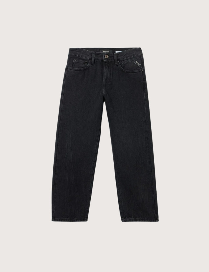 REPLAY Jean Enfant Wiatt Relaxed Noir C099